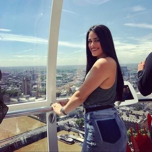 COPY - Mango Denim destroyed Skirt